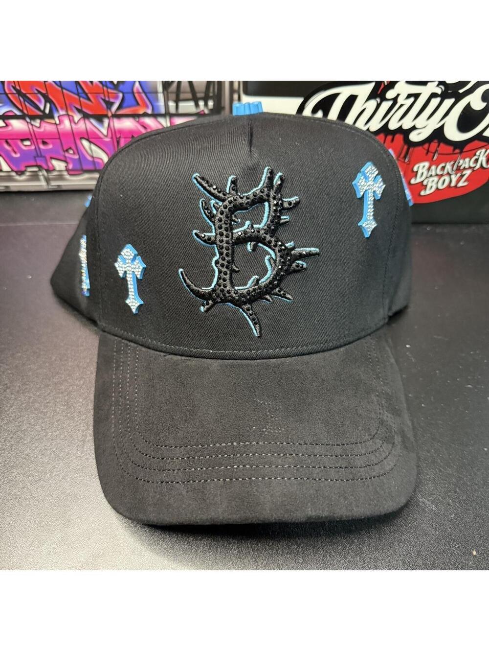 Barbas Hats Blue Crosses Heaven 31hats Dandy Hats